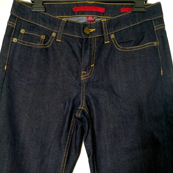 BANANA REPUBLIC Women’s Limited Edition Dark Wash Skinny Bootcut Jeans Size 28 - Picture 2 of 10